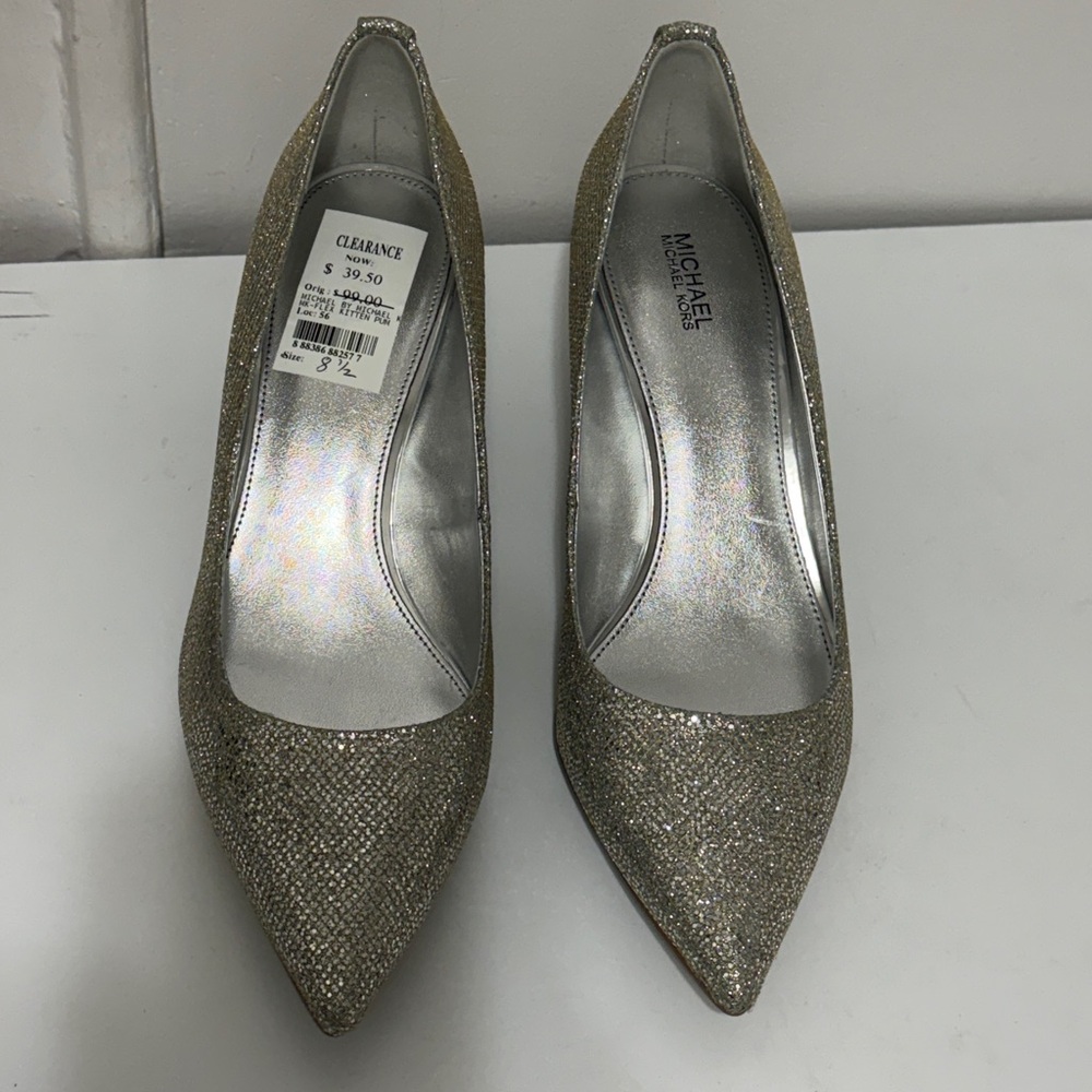 Michael Kors Glittering Silver Heels